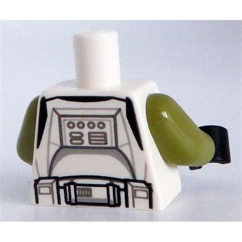 Lego White Clone Trooper Sergeant Star Wars Torso 76382 Brick Owl