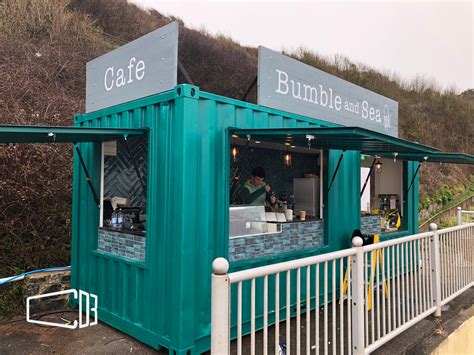 Shipping container deliveries can be tricky. Converted Shipping Container Pop-Up Cafe from CDB ...