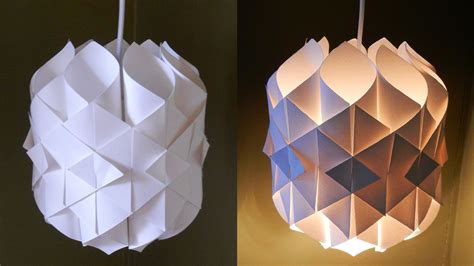Diy Paper Lamplantern Cathedral Light How To Make A Pendant Light