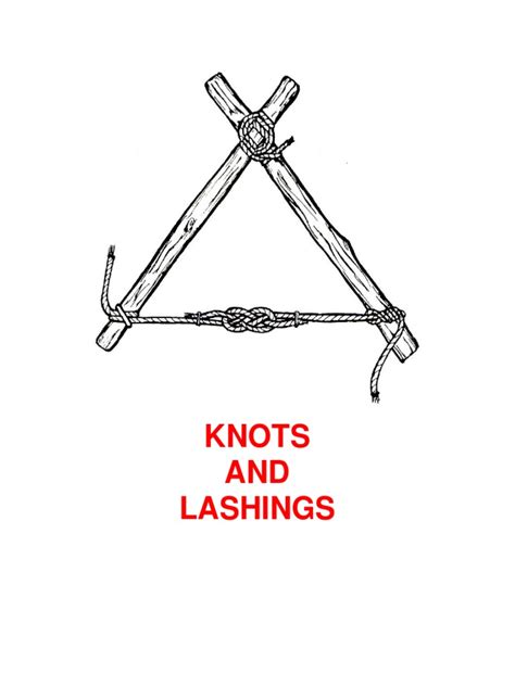 Knots Lashings Pdf Knot Rope