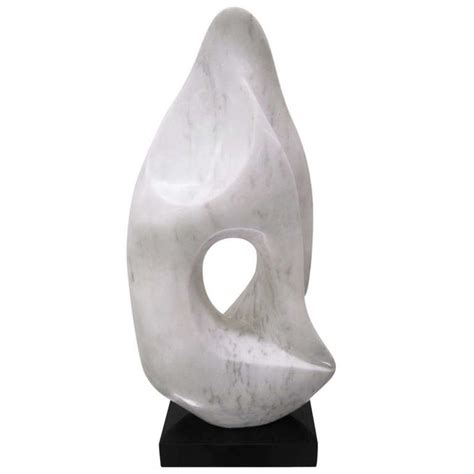 Mid Century Modern Large Scale Abstract Marble Sculpture From A