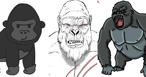 25 Easy King Kong Drawing Ideas How To Draw
