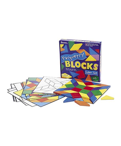Learning Resources Parquetry Blocks Super Set Card Patterns Learning
