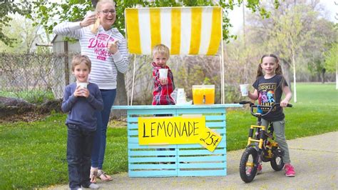 how to make a lemonade stand youtube