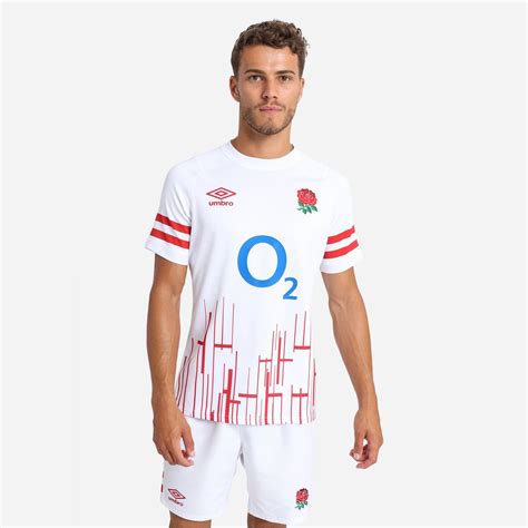 Umbro England Rugby Home Replica Shirt 20222023 Mens Hvid