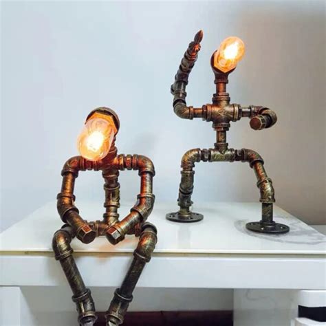 Steampunk Robot Lamp Unicun