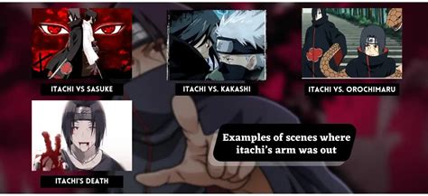 Why Does Itachi Have His Arm Out Hidden Meaning