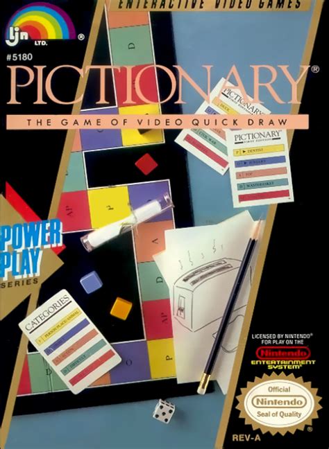 Pictionary The Game Of Video Quick Draw Nes Emulator Games Emubox