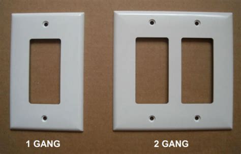 Mid Over Size Gfci Decora Switch Outlet Wall Cover Plate 1 2 Gang
