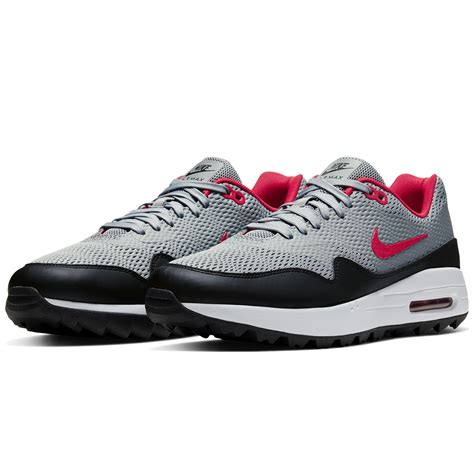 Nike Air Max 1 G Golf Shoes Particle Greyuniversity Red Scottsdale Golf