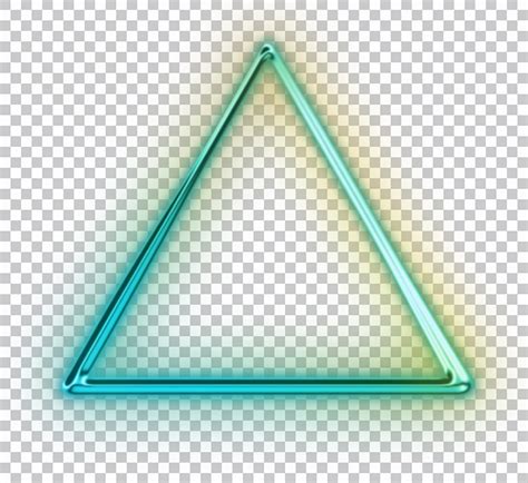 Triângulo De Néon Azul Download De Imagens Png Fundopng