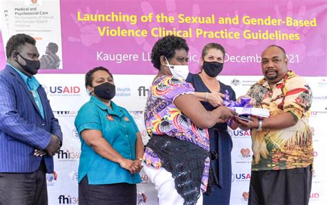 Papua New Guinea’s National Department Of Health And Development Partners Launch National Sexual