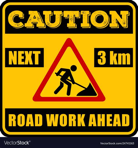 Caution Clipart Images In 2020 Road Work Sign Sign Te