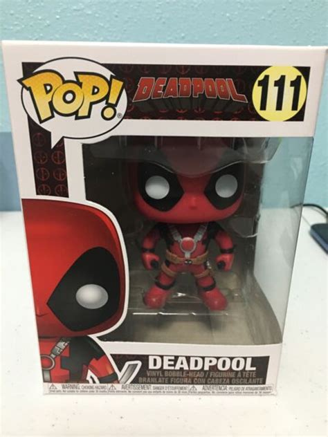 Funko Pop Marvel Deadpool 111 Vinyl Bobble Head Ebay