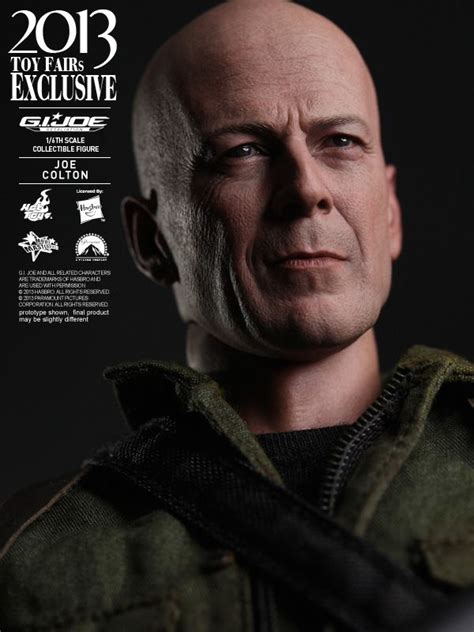 Yo Joe Hot Toys Reveals Joe Colton Bruce Willis Figure From G I Joe Retaliation
