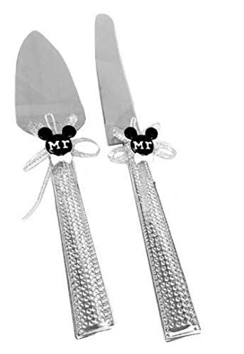 Gay Mr And Mr Mickey Wedding Cake Knife And Server Mouse Wedding Set