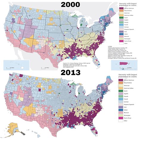 Largest Ancestry Groups In The United States Of America 🇺🇸 2000 And