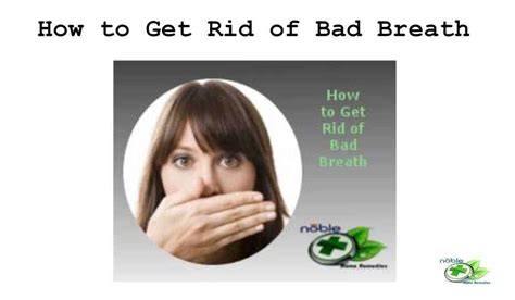 get rid of bad breath halitosis 12 effective natural ways