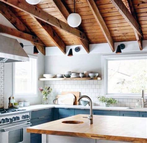 Top 50 Best Rustic Ceiling Ideas Vintage Interior Designs
