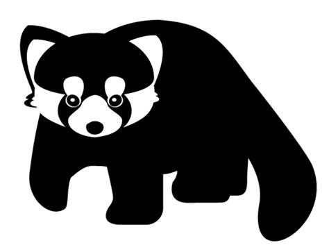 Download High Quality Panda Clipart Silhouette Transparent Png Images