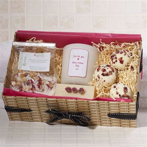 personalised aromatherapy pamper hamper by lovely soap company ...