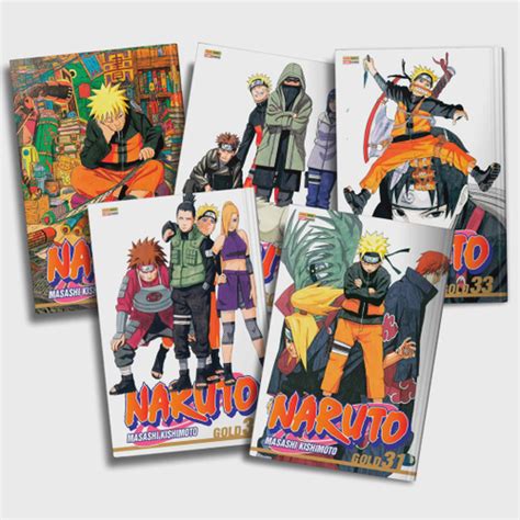 Box Naruto Gold Vols 31 Ao 35 No Shoptime