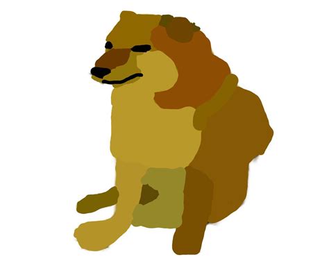 Le Badly Done Minimalist Cheems Has Arrived Rdogelore Ironic Doge