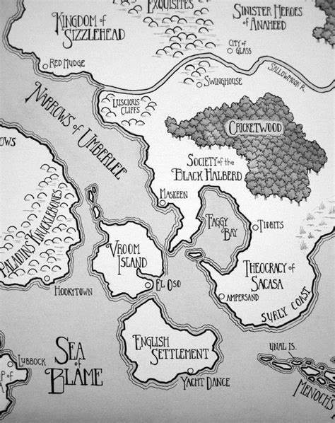 Hand Drawn Maps Of An Imaginary Kingdom Are Artists Autobiography