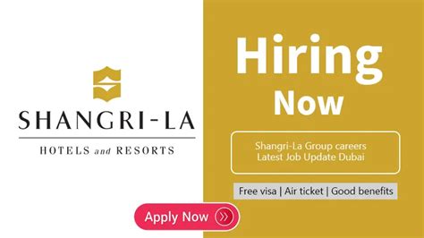 Shangri La Group Careers Latest Job Update Dubai Digit Kerala