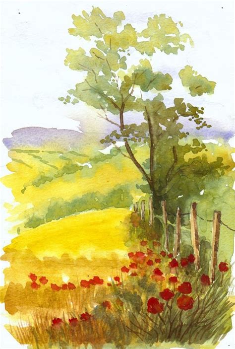 Easy Watercolor Ideas 80 Easy Watercolor Painting Ideas For