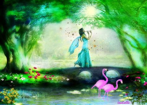 720p Free Download Enchanted Melody Pond Forest Magical Bridge