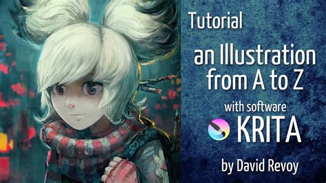 Tutorial An Illustration From A To Z With Krita Youtube