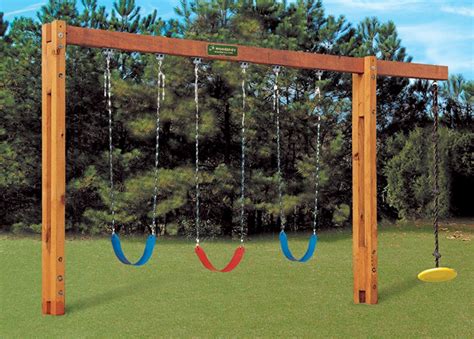 Swings In Backyard Playground Backyard Swings Diy Playground
