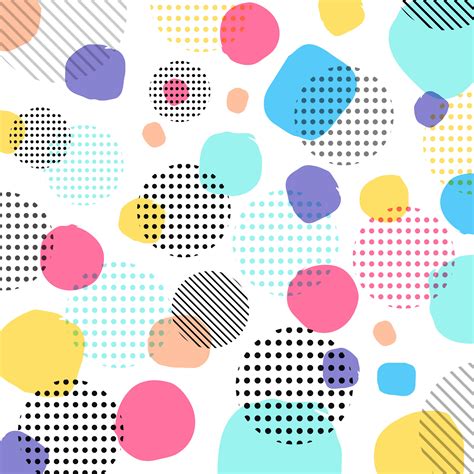 Abstract Modern Pastels Color Black Dots Pattern With Lines Diagonally