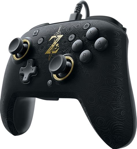 Pdp Faceoff Deluxe Wired Pro Controller Breath Of The Wild Edition