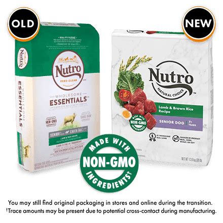 This recipe is crafted to help maintain your senior dog's cognitive health and has essential antioxidants to support your dog's aging immune system. Senior Lamb & Rice Dry Dog Food l NUTRO™ | NUTRO™ DOG