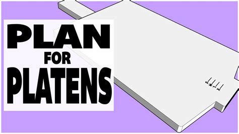 Diy Plan For Platens And Platen Brackets In Silkscreen Printing Youtube
