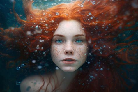 Red Hair Underwater Mermaid Free Image On Pixabay