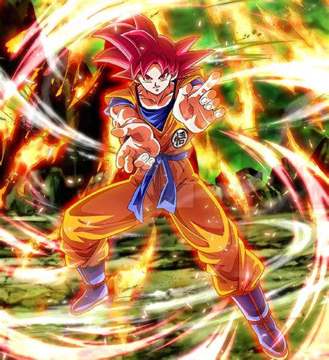 Goku Super Saiyan God Evolution