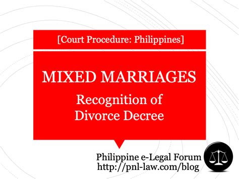 Mixed Marriages And Divorce When One Spouse Is A Foreigner Divorce Is