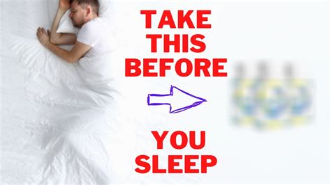 Take This Before You Sleep To Get Rid Of Low Sex Drive And Sleep Problems Youtube
