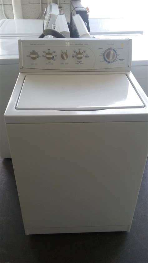 Kitchenaid White Washing Machine Out Of Stock Kimos Appliances Van