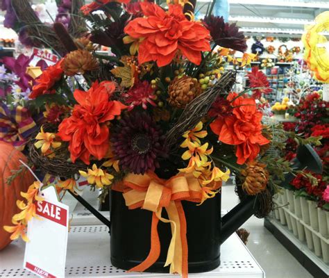 Fall Watering Can Arrangement Designed By Ac Moore Severna Park Md