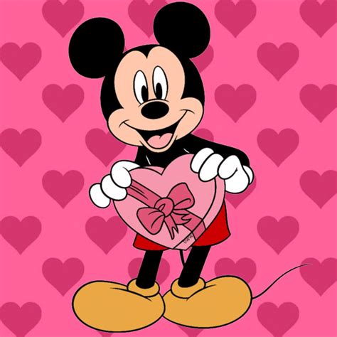 Mickey And Minnie Mouse Valentine Wallpaper