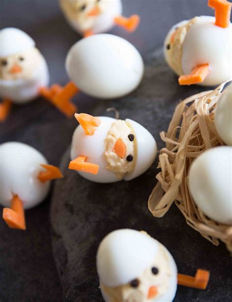 Easter Deviled Egg Chicks Dont Go Bacon My Heart