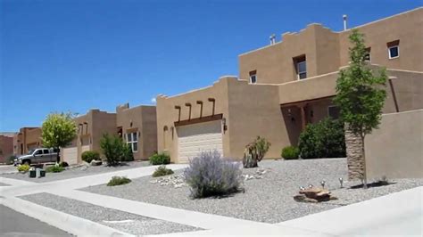 Modern Pueblo Style Houses In Rio Rancho New Mexico Usa Youtube