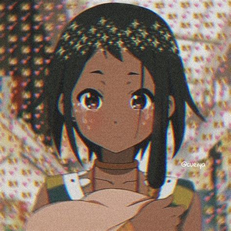 50 Aesthetic Profile Pictures Black Cute Black Anime Girl