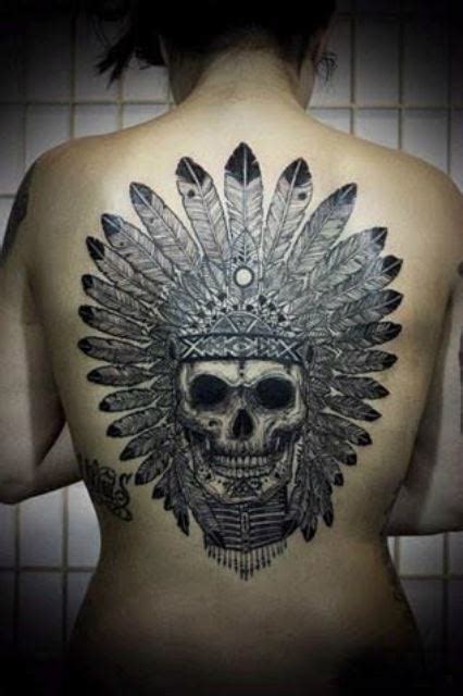Back Tattoo Design For Women Amazing Skull Tattoomagz › Tattoo