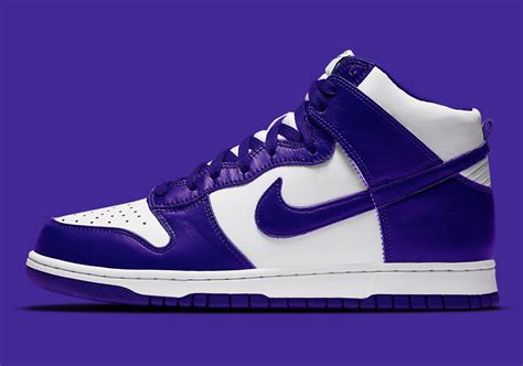 Eerste Beelden Van Nike Dunk High Varsity Purple Sneakerjagers