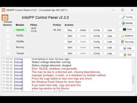 Restaurar Base De Datos Mysql En Xampp Cuando Se Produce El Error Hot